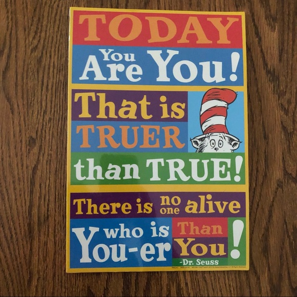 Dr. Seuss Poster Board Quotes Display Decor Class - Picture 4 of 4